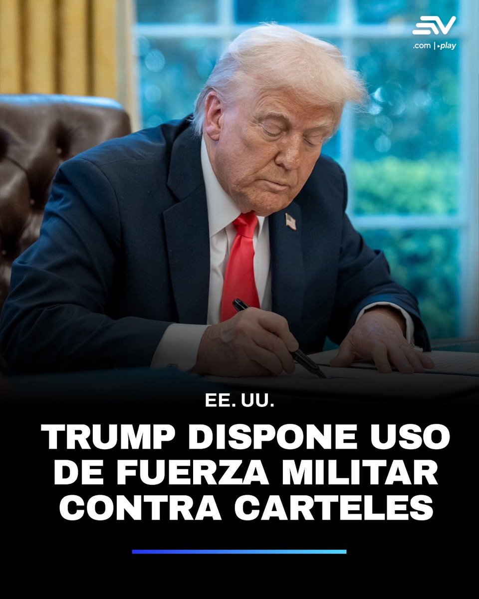 🔴 El Ejército de #EEUU 🇺🇸 usaría su fuerza militar para combatir a carteles de droga latinoamericanos; así lo reveló The New York Times, tras acceder a información por personas cercanas a la Casa Blanca ▶️ bit.ly/46T1fdD