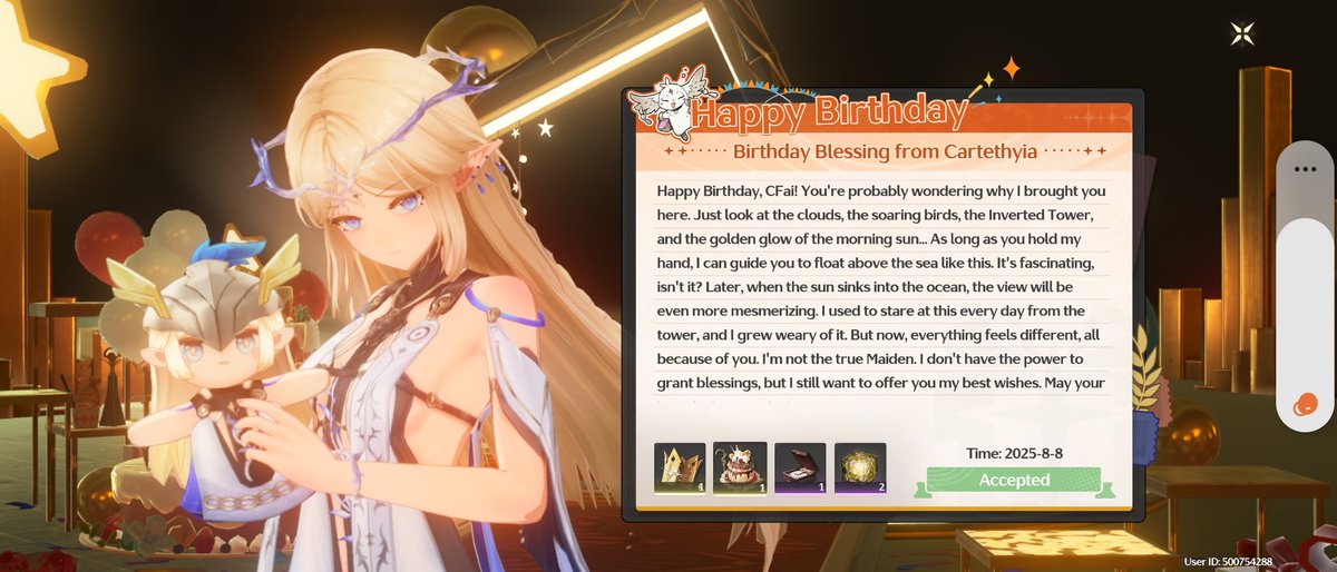 CfaiAlter's tweet image. I found your hidden message 😈 @Julia320 thanks 😉

Due to respecting proprietary reasons, I&apos;ll keep the audio to myself 🤪

#WutheringWaves #cartethyia #WuWa