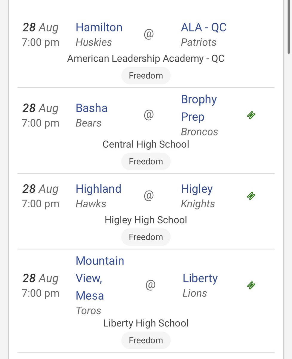 Is this the best slate of Thursday 6A games ever to start the season? 5 Open Division teams from last season (including the state champs), the 6A runner-up, a 6A semifinals teams, and a 6A playoff team. There’s over 70+ players who have D1 offers combined on these eight teams.