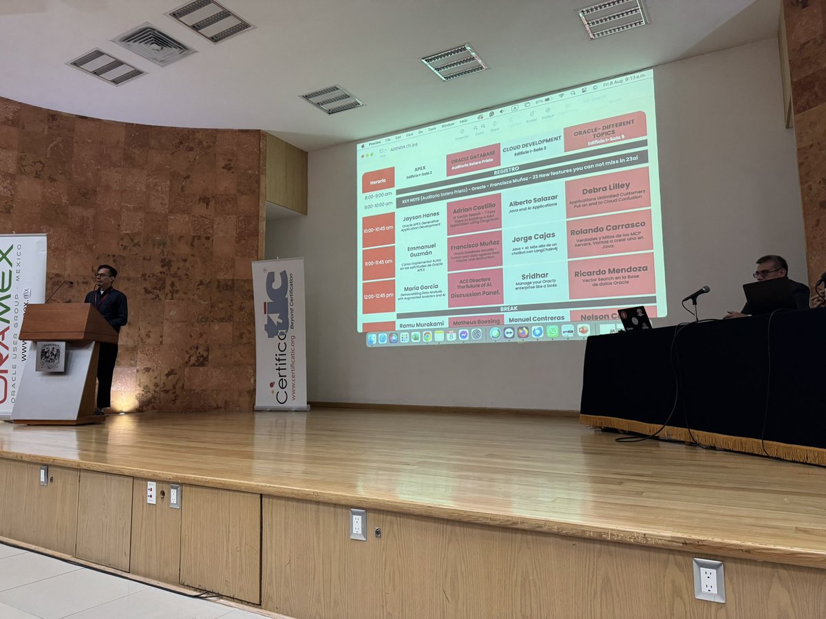 Edelweiss Kammermann (@edelweissk) on Twitter photo Packed room for the Kickoff of the #LAOUC Community Tour in Mexico City, organized by <a href="/oramexico/">oramex</a>, <a href="/borland_c/">Rolando C.</a>, and Adrian Castillo. <a href="/oracleace/">Oracle ACE Program</a> Packed room for the Kickoff of the #LAOUC Community Tour in Mexico City, organized by <a href="/oramexico/">oramex</a>, <a href="/borland_c/">Rolando C.</a>, and Adrian Castillo. <a href="/oracleace/">Oracle ACE Program</a>
