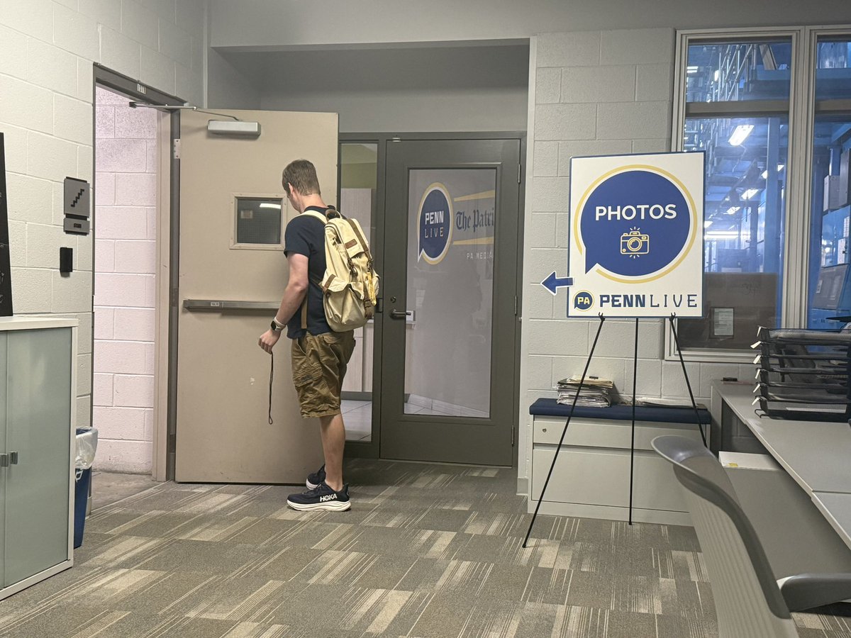 Rymir Vaughn (@rymirvaughn) on Twitter photo .<a href="/EvanWheaton/">Evan Wheaton</a> opening up the door for the final day of <a href="/PennLive/">PennLive.com</a> Mid-Penn Media Days.
Let the fun begin! .<a href="/EvanWheaton/">Evan Wheaton</a> opening up the door for the final day of <a href="/PennLive/">PennLive.com</a> Mid-Penn Media Days.
Let the fun begin!