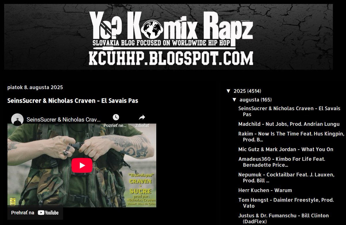 New Video
SeinsSucrer &amp; Nicholas Craven - El Savais Pas kcuhhp.blogspot.com/2025/08/seinss…