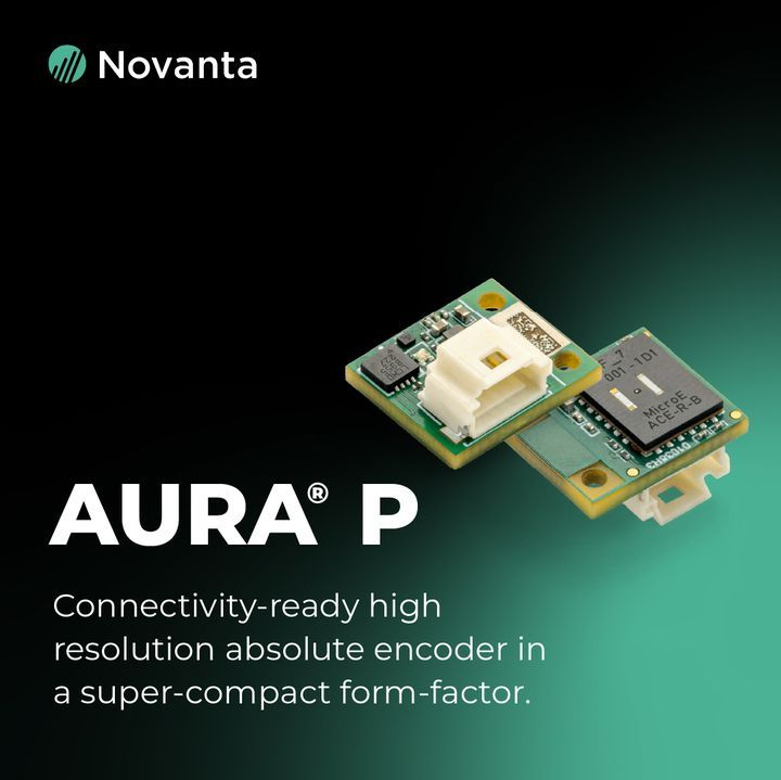 surgicalrobo's tweet image. .@CeleraMotion, A Novanta Company's Aura P, an extension of the Aura optical encoder series, offers a high-resolution absolute encoder ready for connectivity in a super compact form factor.
Learn more: celeramotion.com/optical-sensor…
#AuraP #opticalencoder #robotics