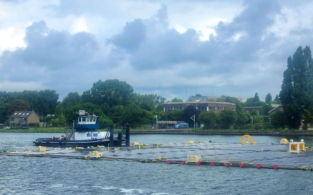 Daar gaan ze al de #zonnepanelen voor op de Noordzee. 🤡 Ze blijven maar geld pompen in die zooi, klinkt het in visserskringen. Zout, vogelpoep, stormen; hoeveel zekerheden heb je nodig voor totale mislukking? 
En de zee is er mooi klaar mee.