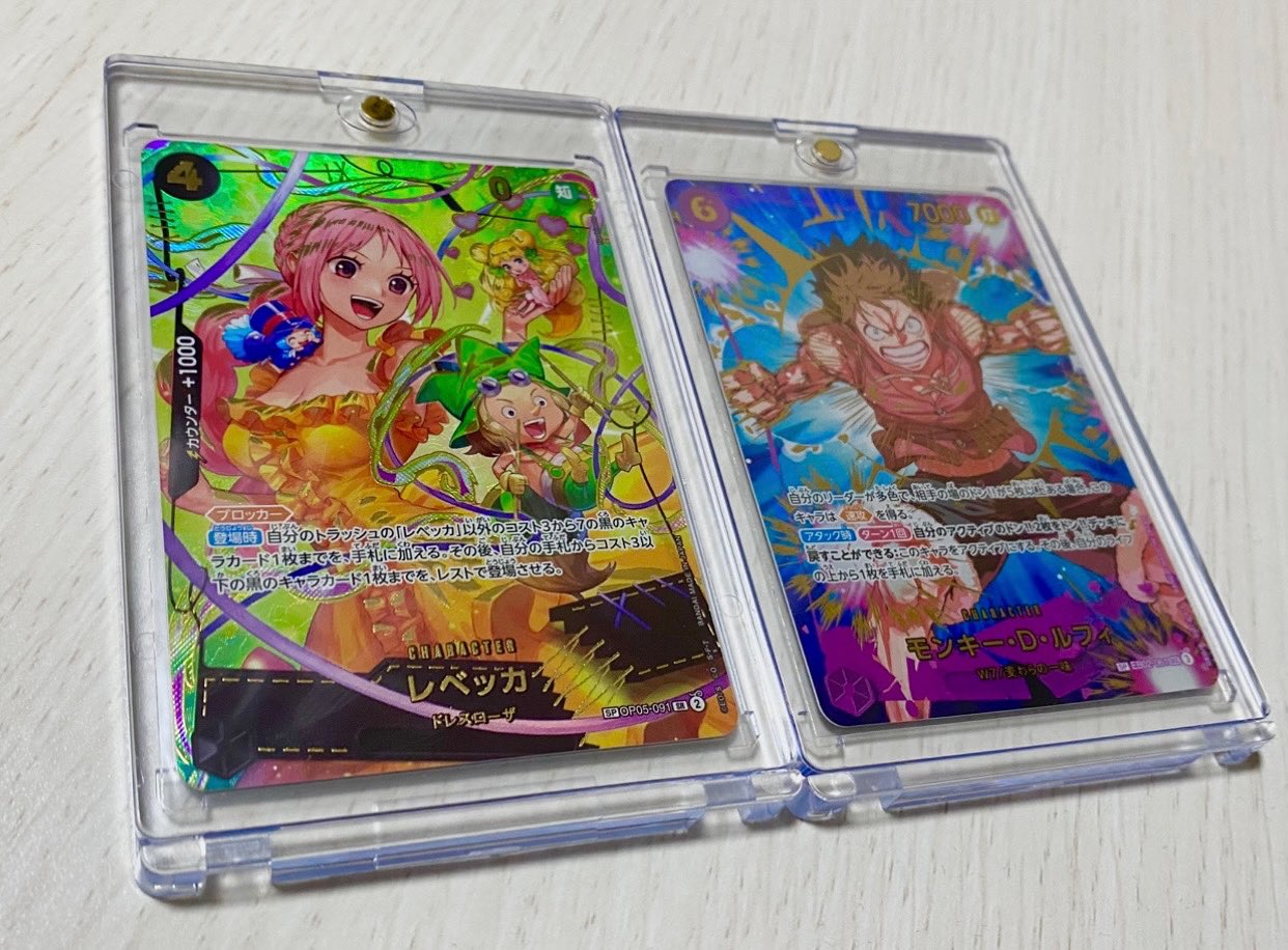 ワンピース　カード　レベッカ psa10 2枚とも 365ステッカー レベッカ - カードラッシュ ワンピース