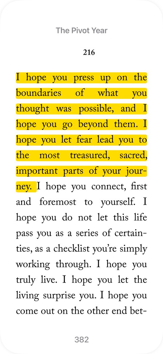 Fear is like an alarm.
It doesn’t always mean stop.
Sometimes, it’s just telling you:
“Pay attention. There’s something here worth pushing through.”

That’s what hit me today while reading The Pivot Year.

#PerformanceMindset
