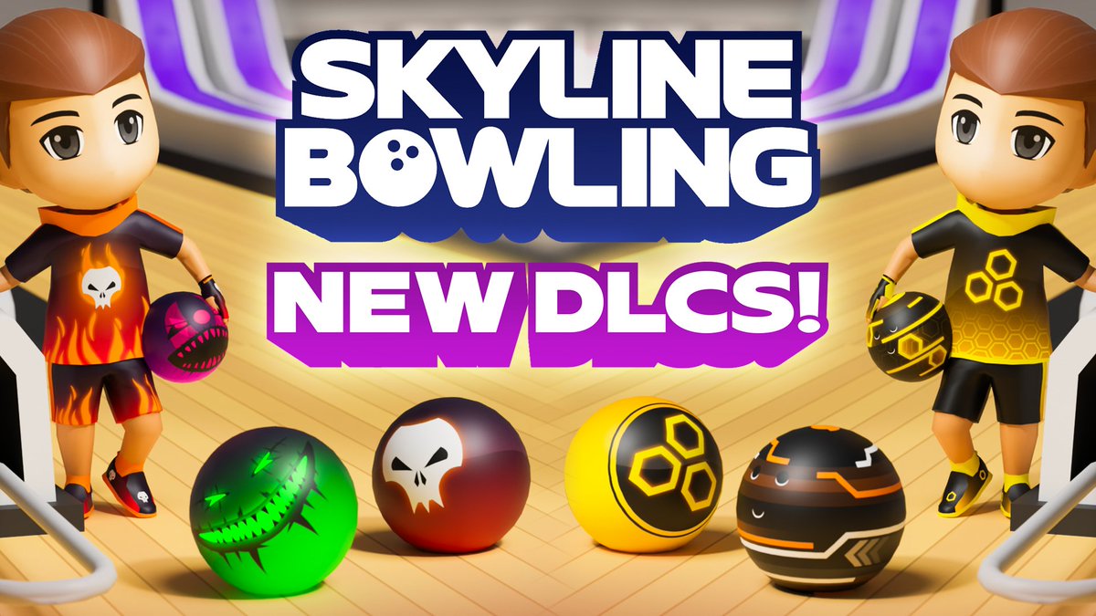 Skyline Bowling just dropped two wild new DLCs, each packed with bold themes to transform your game.🎳🔥

From buzzing bees 🐝 to blazing skulls 💀, these styles bring the sweet  and the spooky  to your strikes.

nintendo.com/us/store/produ…👻

nintendo.com/us/store/produ…🍯

Bowl well.