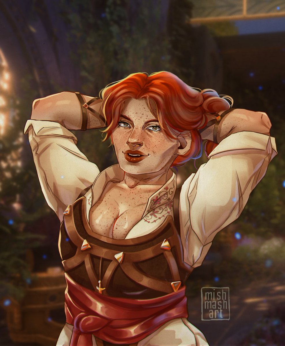 mishmesh_art's tweet photo. Lace  Harding #laceharding #DragonAge https://t.co/aLyUyrDzlZ