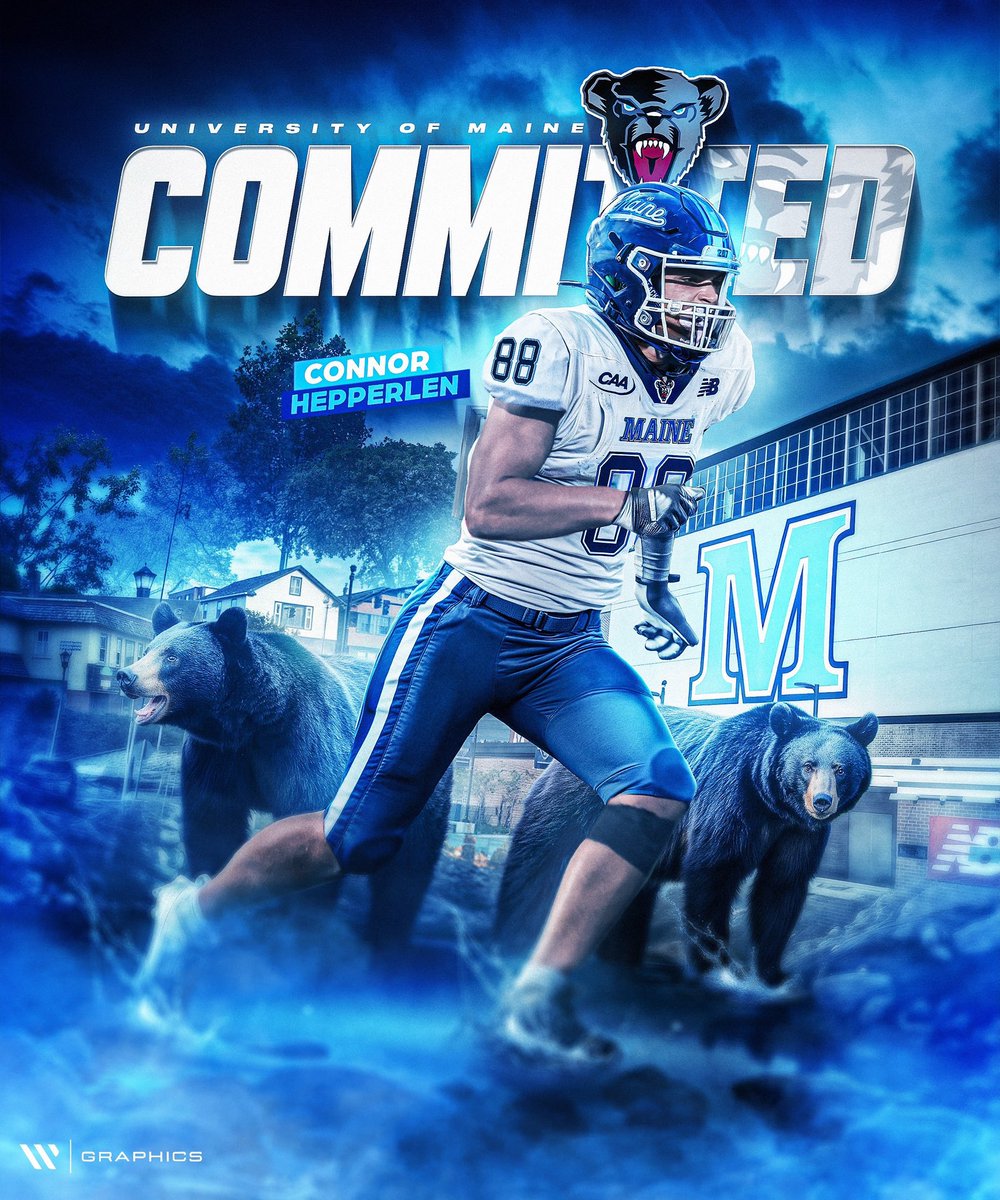 Connor Hepperlen (@hepperlenconnor) on Twitter photo Excited and blessed to announce my commitment to The University of Maine! Thank you Coaches! <a href="/BlackBearsFB/">Maine Football</a> <a href="/stephenson_mcc/">McCormick Stephenson</a> <a href="/Mikahael_Waters/">Mikahael Waters</a> <a href="/CoachStevensFB/">Jordan Stevens</a> <a href="/Coach_DiMeo/">Umberto Di Meo</a>
<a href="/Coach_Kreider/">Matt Kreider</a> <a href="/LenapePrideClub/">Lenape Football Pride Club</a> <a href="/LenapeFootball/">Lenape Football</a> <a href="/Wp_Graphics/">WP Graphics LLC</a> Excited and blessed to announce my commitment to The University of Maine! Thank you Coaches! <a href="/BlackBearsFB/">Maine Football</a> <a href="/stephenson_mcc/">McCormick Stephenson</a> <a href="/Mikahael_Waters/">Mikahael Waters</a> <a href="/CoachStevensFB/">Jordan Stevens</a> <a href="/Coach_DiMeo/">Umberto Di Meo</a>
<a href="/Coach_Kreider/">Matt Kreider</a> <a href="/LenapePrideClub/">Lenape Football Pride Club</a> <a href="/LenapeFootball/">Lenape Football</a> <a href="/Wp_Graphics/">WP Graphics LLC</a>