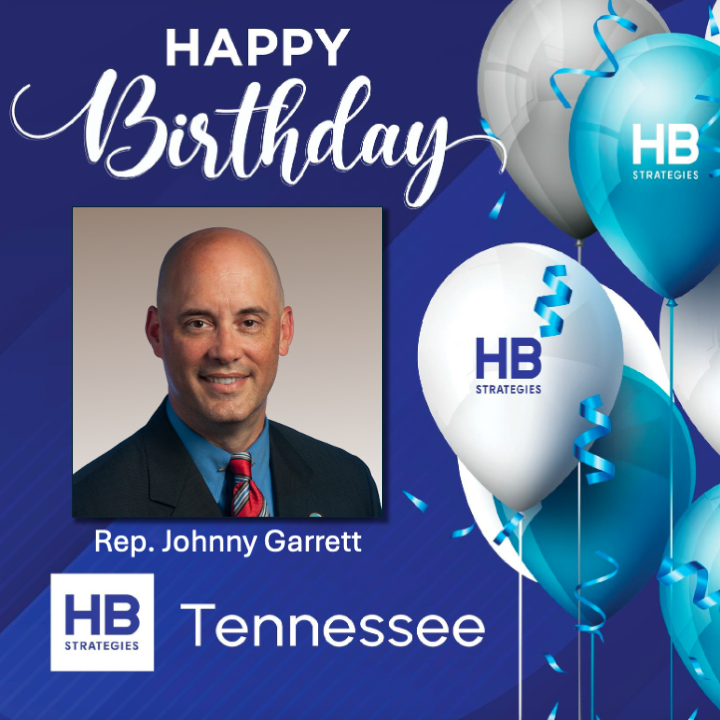 Happy birthday to State Rep. <a href="/JohnnyGarrett/">Johnny Garrett</a>! Wishing you a fantastic year ahead and continued success serving our community!