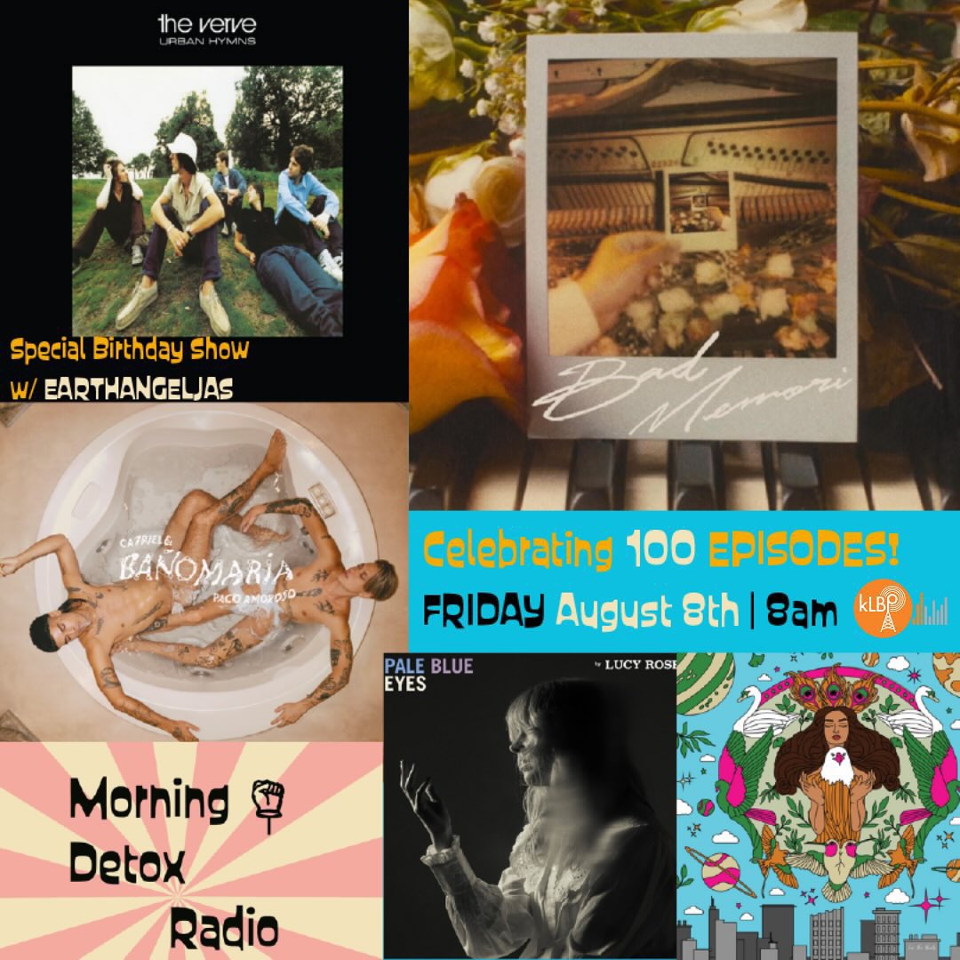 Fridays at 8am with #morningdetoxradio!