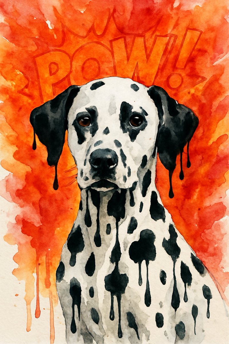 MBeechDesign's tweet photo. Canvas Print, Dalmation Drip Watercolor Dog Portrait, Pop Art Decor, Comic Burst Wall Art, Animal Lover Gift, Home Decor https://t.co/oFRkcsYsf6 via @Etsy
#DalmatianArt #DogLoversArt #WatercolorArt #PopArtDesign #ComicArt #PetPortrait #DogWallArt #HomeDecor #ModernArt #DogIllustration #ArtCollectors #PetArt #DripArt #DalmatianLove #BoldArt #EtsySeller