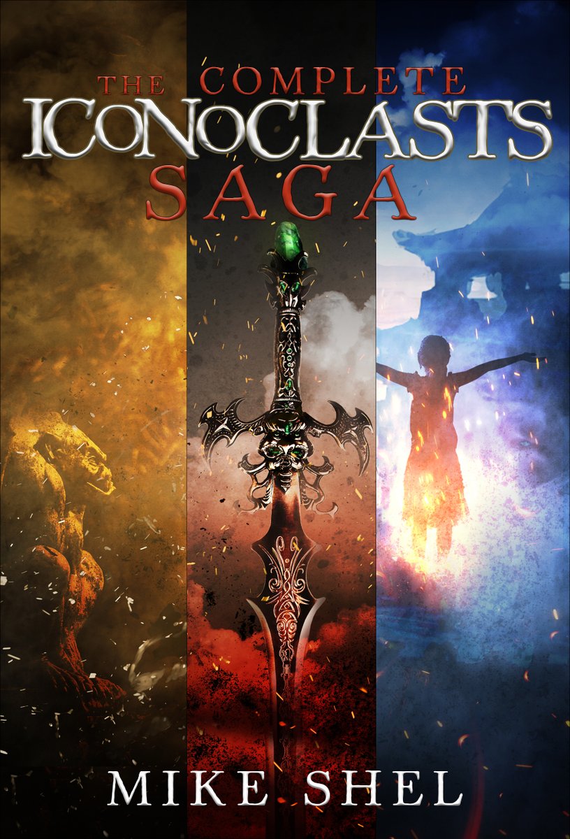 My Complete Iconoclasts Saga (Books 1-3 plus two linked short stories) is now available as an ebook and single omnibus audiobook! Links in the following post:
