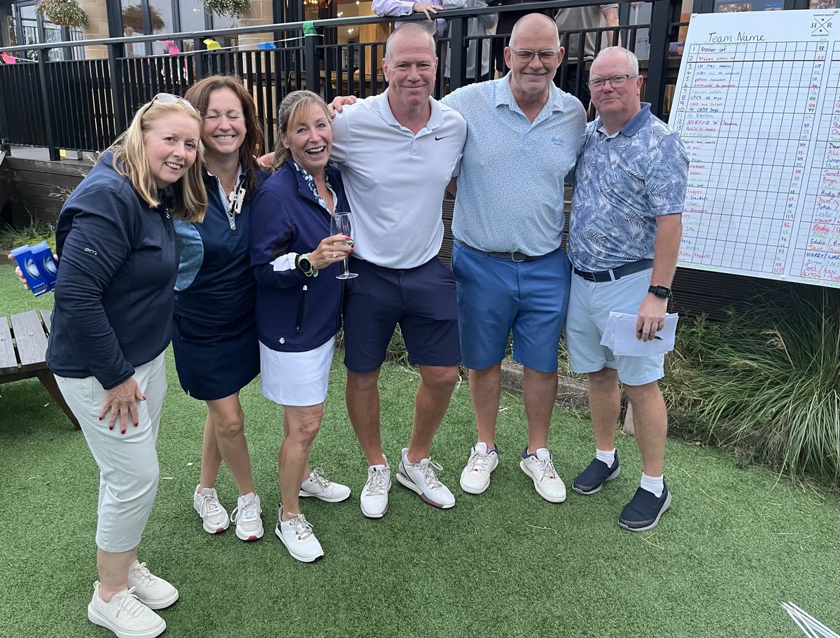 Thanks to all who played in, sponsored and supported our 21st charity day at ⁦<a href="/HeronsReachPGA/">Herons' Reach PGA</a>⁩ today. Well done to all the winners and we raised £2500 for ⁦⁦<a href="/trinity_hospice/">Trinity Hospice</a>⁩ which was brilliant. 144 players/36 teams was a record turnout . Thanks