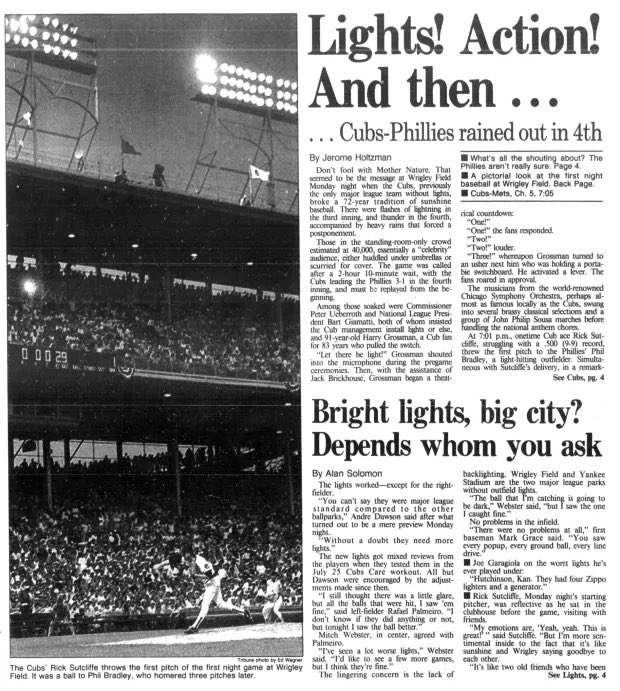 RiotFest's tweet photo. August 8th is one of the most important dates in Chicago history:

- August 8, 1976. The White Sox wore shorts.
-August 8, 1988. The Cubs got lights. 
- August 8, 2004. Dave Matthews dumped poop off a bridge. 

History is amazing. https://t.co/bMTq6ETnmi