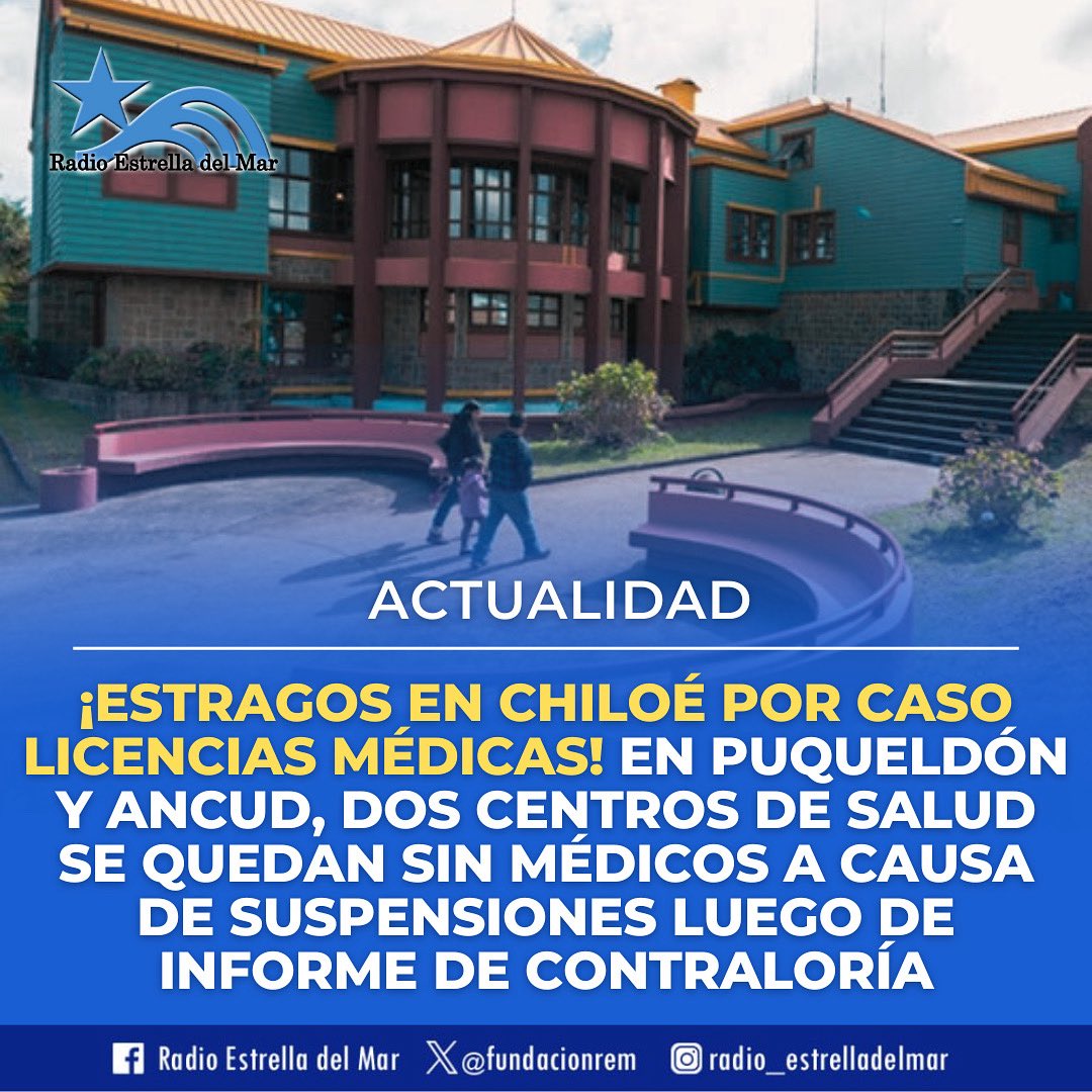 🏥| ACTUALIDAD - La situación se vuelve crítica en la comuna de Puqueldón, ya que durante esta semana prácticamente no han tenido atención los usuarios en el Cesfam por falta de médicos.