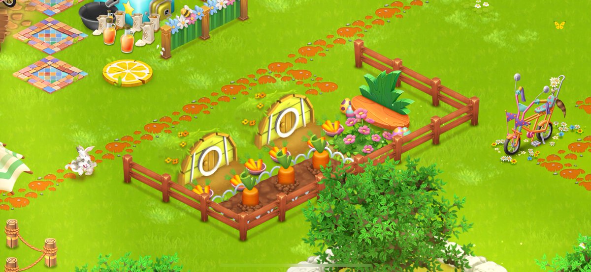 Bide böyle bi tavşan alanı yaptım …