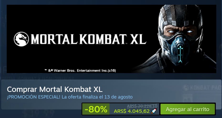 MMafehi's tweet image. ESTA EL PUTO MK XL A 4 LUQUITAS HASTA EL 13
solo con astropay #MortalKombatII #MortalKombat2 #MortalKombatMovie #MortalKombatKlassic