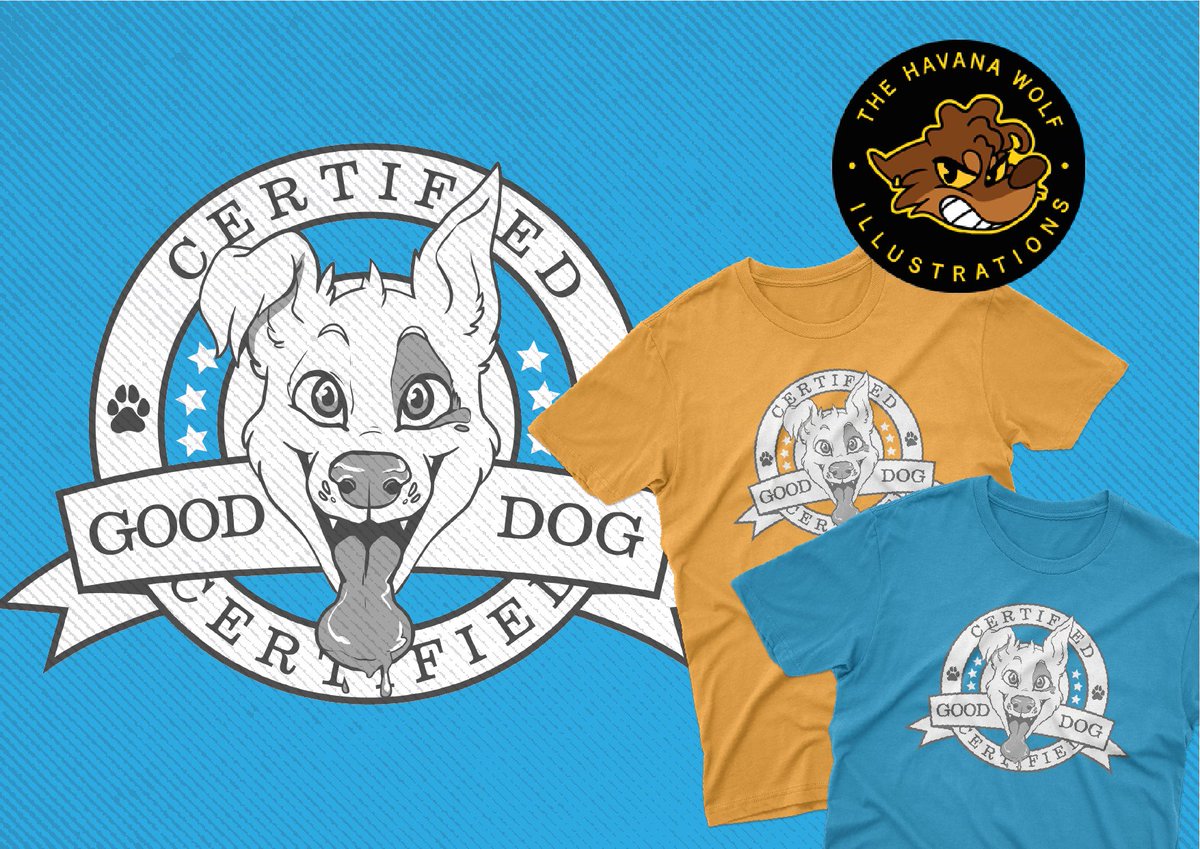 Tee certified good dog T-SHIRT

- Available in many sizes only at: The Havana Wolf Shop (thehavanawolf-shop.fourthwall.com/collections/t-…)