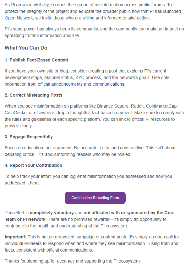 Dr MSI (@shahidwafa789) on Twitter photo 🚨 <a href="/PiCoreTeam/">Pi Network</a> wants us to fight misinformation for them...
💪 And we're doing it pretty well!
🤔 But isn't CT responsible for speaking out and refutating misinformation circulating in the Pi community?
<a href="/nkokkalis/">Nicolas Kokkalis</a> <a href="/Chengdiao/">Chengdiao Fan</a> 🧵 🚨 <a href="/PiCoreTeam/">Pi Network</a> wants us to fight misinformation for them...
💪 And we're doing it pretty well!
🤔 But isn't CT responsible for speaking out and refutating misinformation circulating in the Pi community?
<a href="/nkokkalis/">Nicolas Kokkalis</a> <a href="/Chengdiao/">Chengdiao Fan</a> 🧵