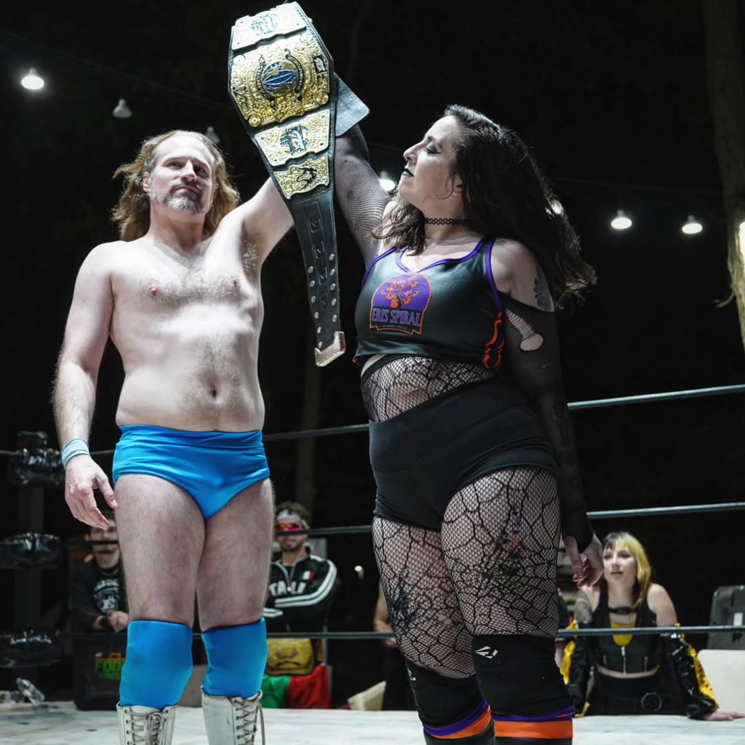 A passing of the torch in GTS Wrestling.

📷: Live Well Photography

#wwe #aew #nwa #tna #smackdown #gcw #ClashInParis