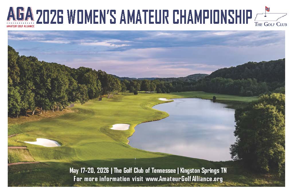 The 2026 AGA Women's Amateur Championship will be hosted by The Golf Club of Tennessee on May 17-20. More tournament and registration to come.