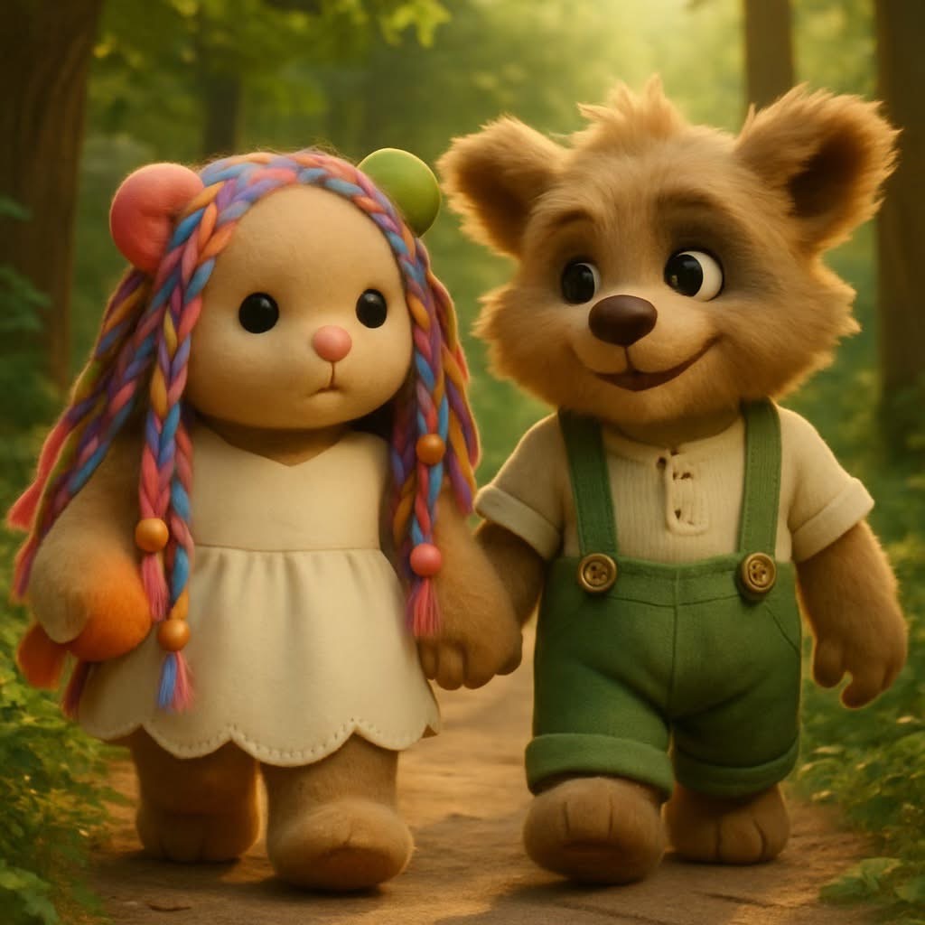 #happyweekend from #ecobears
Feliz de semana 
Time to bring #ecobears to life
Ecobears Nancy &amp; Faz taking a summer stroll through the woods #nature #storytelling