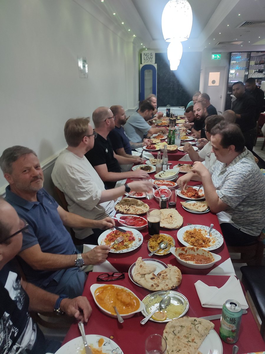 Bowers & Pitsea FC (@bowerspitseafc) on Twitter photo Is there any other way to spend the eve of the new season than a curry with the fans at the Dil Tandoori!
Chairman has gone rogue with a Chicken Korma! Even <a href="/Luke_Wilson89/">Luke Wilson</a> looks stunned!
#UpTheBowers
#PridePassionPitsea Is there any other way to spend the eve of the new season than a curry with the fans at the Dil Tandoori!
Chairman has gone rogue with a Chicken Korma! Even <a href="/Luke_Wilson89/">Luke Wilson</a> looks stunned!
#UpTheBowers
#PridePassionPitsea