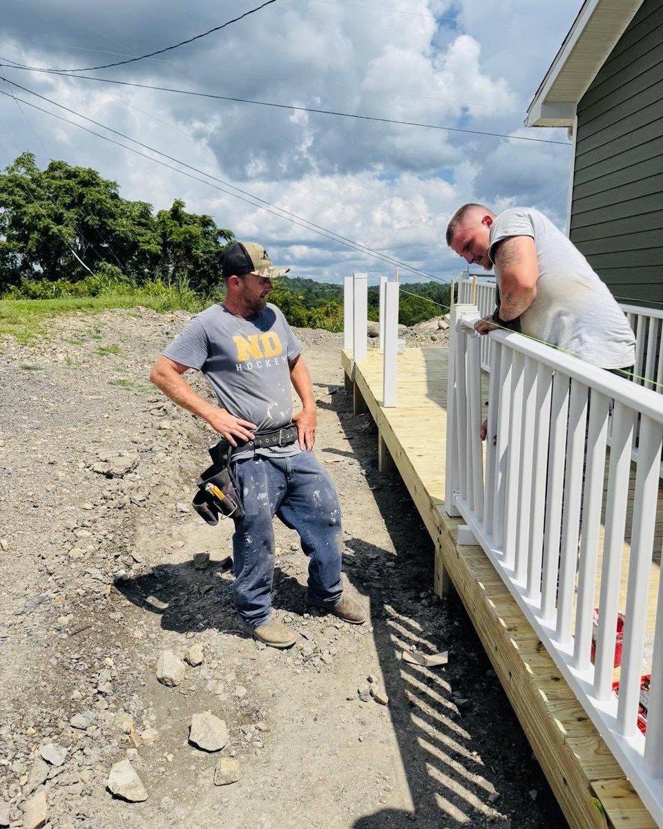 Our Hope Building finishing crew has had the opportunity to build several ramps on new homes recently, making them more accessible for the owners. They will soon have this one complete on this beautiful new home in the Chavies community of Perry County.  

#hopebuildinghda