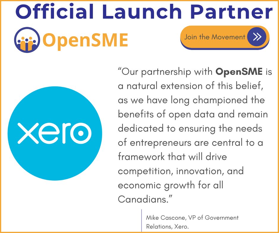 ZenbooksCloud's tweet photo. 📢 Big news: @Xero is now an Official Launch Partner of @OpenSME

Together, we’re pushing for an SME-focused open banking framework in Canada — empowering entrepreneurs with real-time data, faster decisions &amp; stronger growth.

Join us → https://t.co/0hZ73zIAGM

#OpenSME https://t.co/9qCjJTCk9f