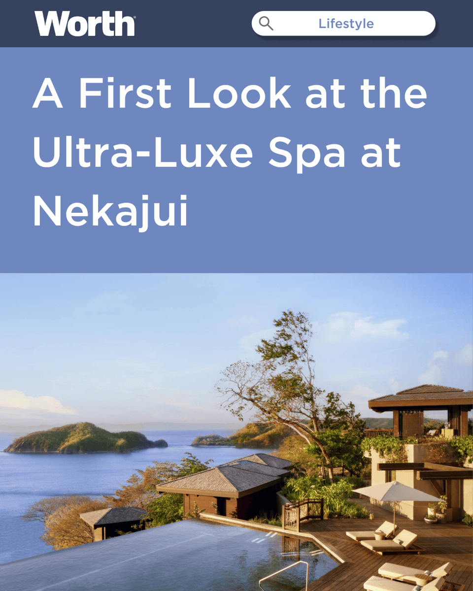 The new Nimbu Spa at Nekajui, a <a href="/RitzCarlton/">The Ritz-Carlton</a> Reserve property, delivers a rare combination of ecological design, elite-wellness, and an experience so transportive, it redefines what a spa can be.

Read the full article:
hubs.la/Q03C0R8j0

#Lifestyle #Nekajui #Luxury #Travel