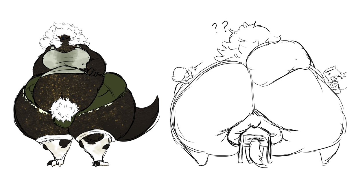 My sona and his platonic family 
copia (chameleon), estra (frilled lizard), surfeit (thorny devil) and replete (monitor lizard)