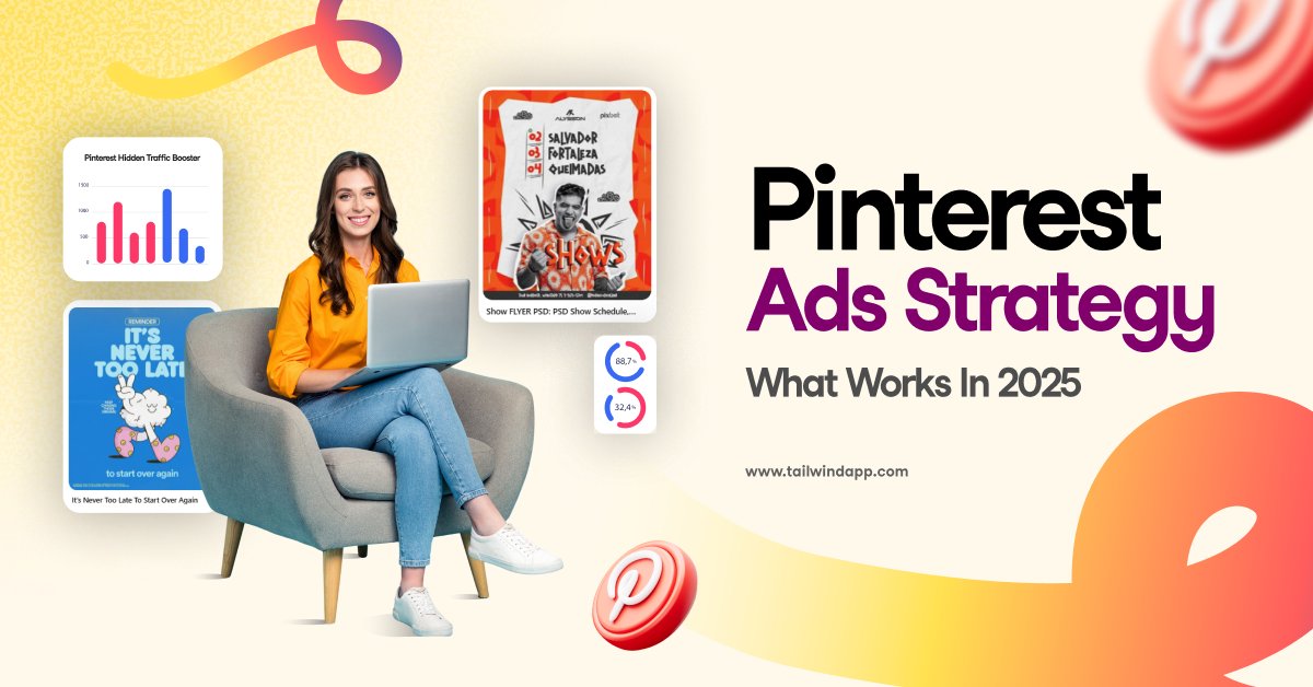 Pinterest users are actively planning and making decisions, making it a powerful place to advertise. Discover the targeting, formats, and creative strategies working in 2025. Read our blog post to learn how to boost your results with Pinterest ads. tailwindapp.com/blog/pinterest…