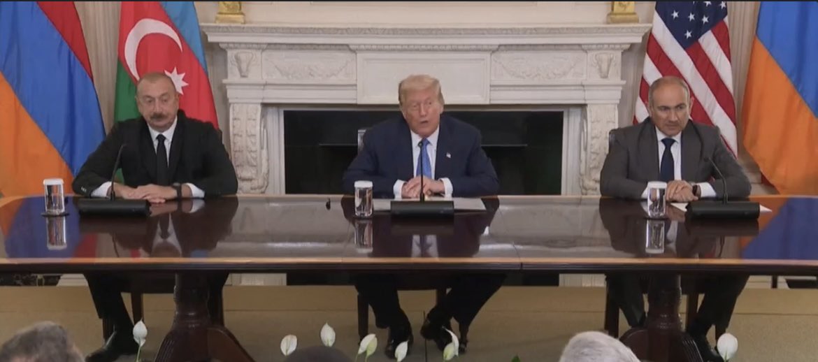 Historic !!!!!!
For Armenia. 🇦🇲
For Armenia–US relations. 🤝🇺🇸
For Armenia-Azerbaijan normalisation 🇦🇲 🇦🇿 
For the South Caucasus. 🌍

History is being made - watch it unfold.