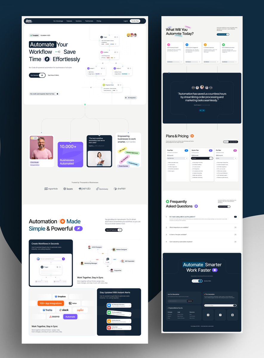 chris_visuals55's tweet image. Automation SaaS Website ✨