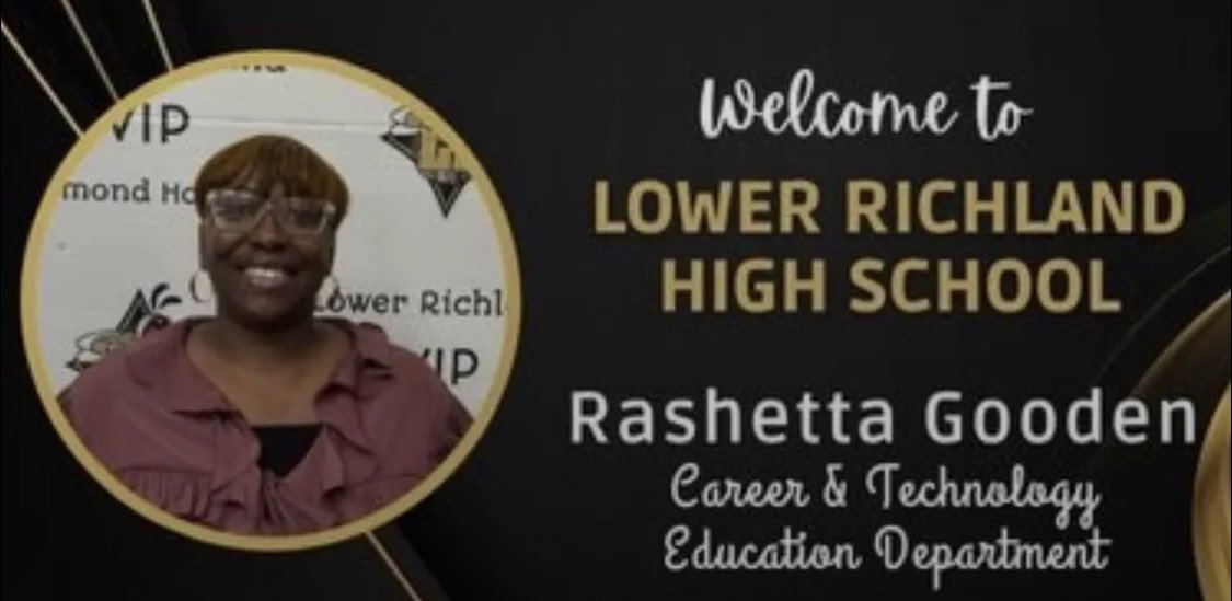 Congratulations Ms. Gooden 💎🐝#OneSchoolOneSting #RisingTogether