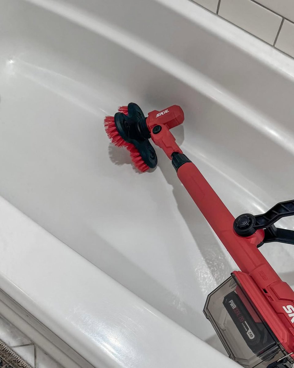 Clean more grime in less time. Our Power Scrubber quickly gets to work on everything from bathrooms and tiles to brickwork and decking. Images by shelbyhjohnson
