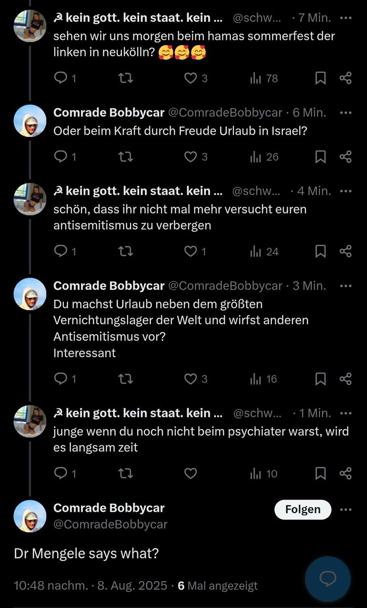 ist schon eine beachtliche leistung in 3/3 drukos den holocaust zu relativieren