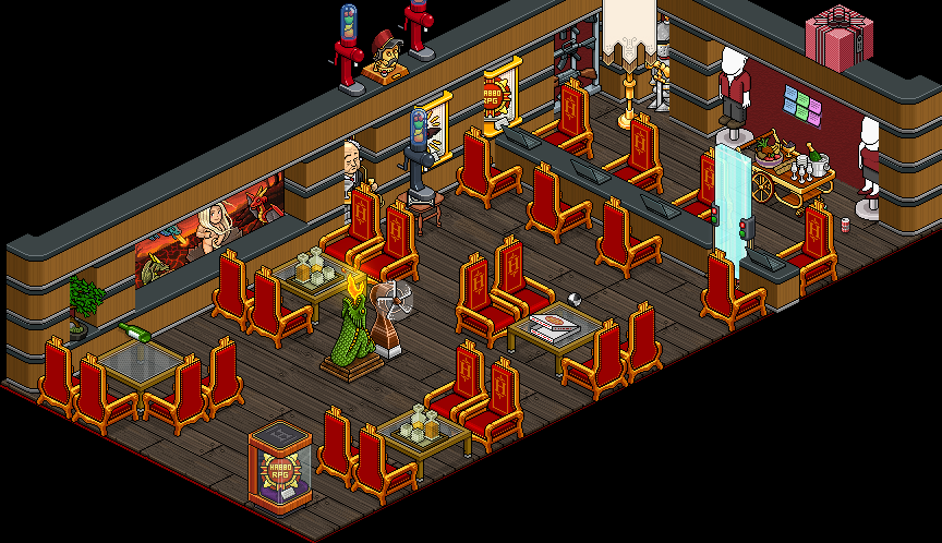 Wow, I'm feeling nostalgic about <a href="/Habbo/">Habbo</a> !

Our old recruitment room🧐

#Habbo #Habbo25 #Habbocollectibles