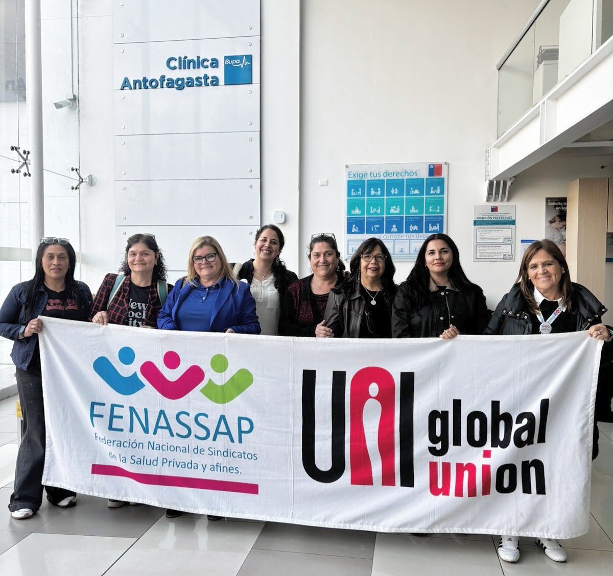 FENASSAP (@fenassap) on Twitter photo #Hoy👉 nos encontramos #Antofagasta representados por pdta <a href="/gloflowers/">gloria flores</a> y vicepdta de La Mujer Constanza Valdés para reunirnos con nuestras afiliadas de sindicatos de Cl.BUPA Antofagasta y Trabajadores de Cl. La Portada para intercambiar experiencias y escuchar sus problemáticas #Hoy👉 nos encontramos #Antofagasta representados por pdta <a href="/gloflowers/">gloria flores</a> y vicepdta de La Mujer Constanza Valdés para reunirnos con nuestras afiliadas de sindicatos de Cl.BUPA Antofagasta y Trabajadores de Cl. La Portada para intercambiar experiencias y escuchar sus problemáticas