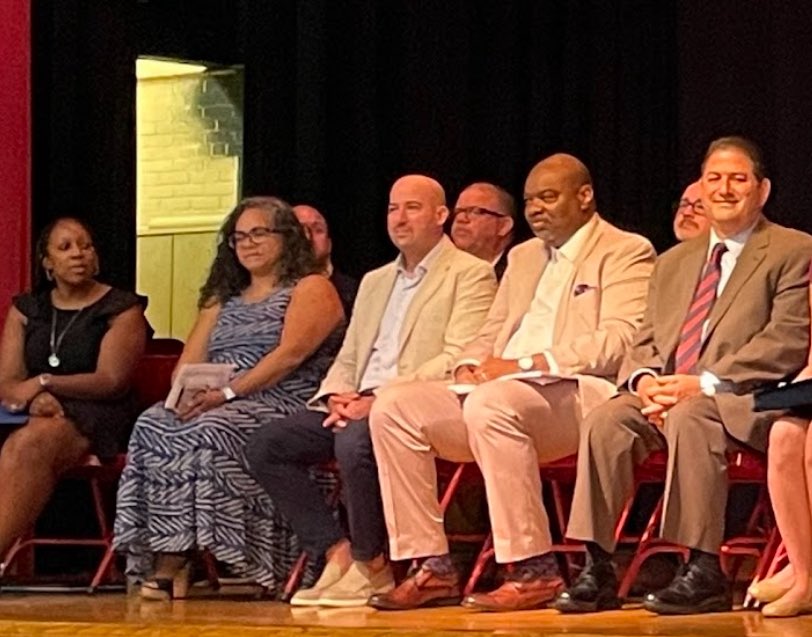 Huge thanks to our District 26 middle school principals for coming to today’s Grade 8 graduation — even those without students graduating. I love how we always show up for our kids!