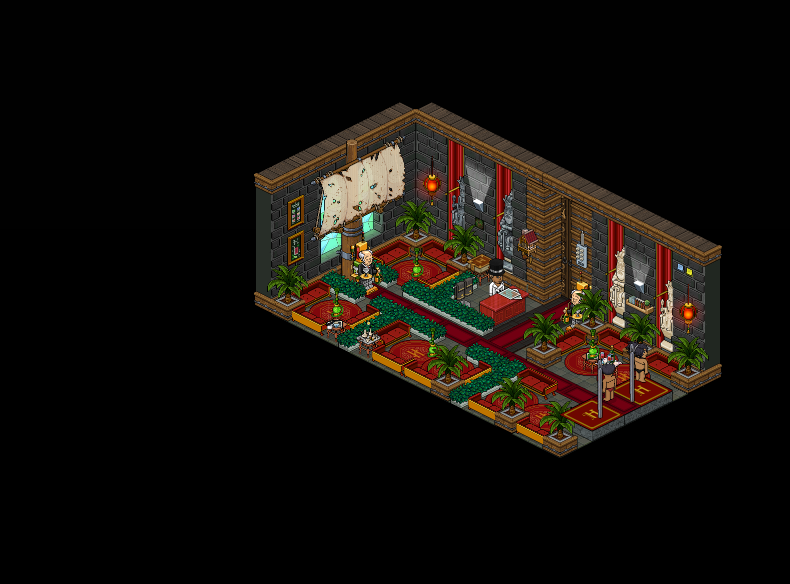 Wow, I'm feeling nostalgic about <a href="/Habbo/">Habbo</a> !

Our old Cotroni Hotel🧐

#Habbo #Habbo25 #Habbocollectibles