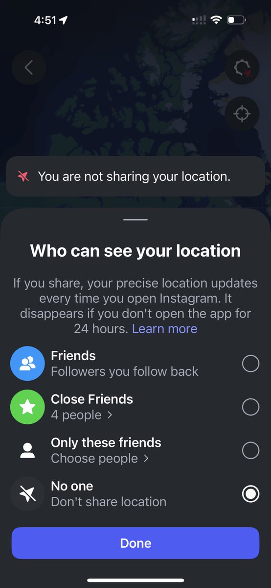 Check your #instagram. 

With the recent update your location may be exposed.

Some are reporting location sharing was on.