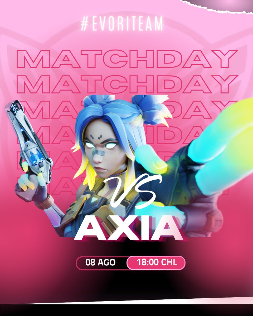 𝐇𝐎𝐘 𝐓𝐄𝐑𝐂𝐄𝐑 𝐏𝐀𝐑𝐓𝐈𝐃𝐎 𝐃𝐄 𝐋𝐀 𝐒𝐖𝐈𝐅𝐓𝐂𝐔𝐏 𝐄𝐍 𝐄𝐋 𝐋𝐎𝐖𝐄𝐑 𝐁𝐑𝐀𝐂𝐊𝐄𝐓🦋

🆚#AXIA 

⏰18:00hrs Chile.

📺Sin canal de transmisión. 

#GoEvori #EvoriTeam #VALORANT