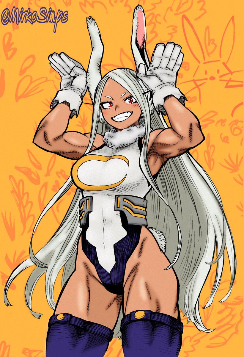 🐰🙌 By @Uravity98114, colored by @MirkoSimps #Mirko #miruko #mha