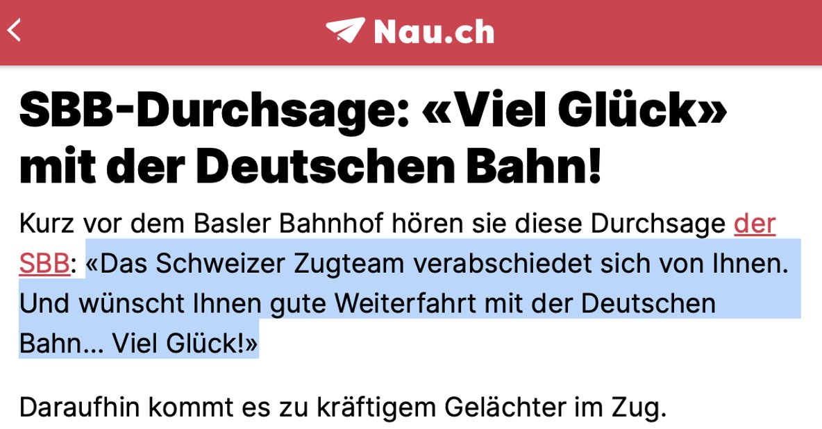storymakers (@mz_storymakers) on Twitter photo In der #Schweiz gibts jetzt Hohn und Spott bevor der Zug (vielleicht) weiter nach #Deutschland fährt. <a href="/DB_Bahn/">Deutsche Bahn Personenverkehr</a> 😂 In der #Schweiz gibts jetzt Hohn und Spott bevor der Zug (vielleicht) weiter nach #Deutschland fährt. <a href="/DB_Bahn/">Deutsche Bahn Personenverkehr</a> 😂