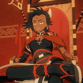 Marvel/RWBY Universe Lore:

T'Challa (who is a panther faunus) is the cousin of Sienna Khan who does not agree with her worldview of humanity, and protects Menagerie (in his own way) in silence as the urban legend known only to the people living there... as The Black Panther.