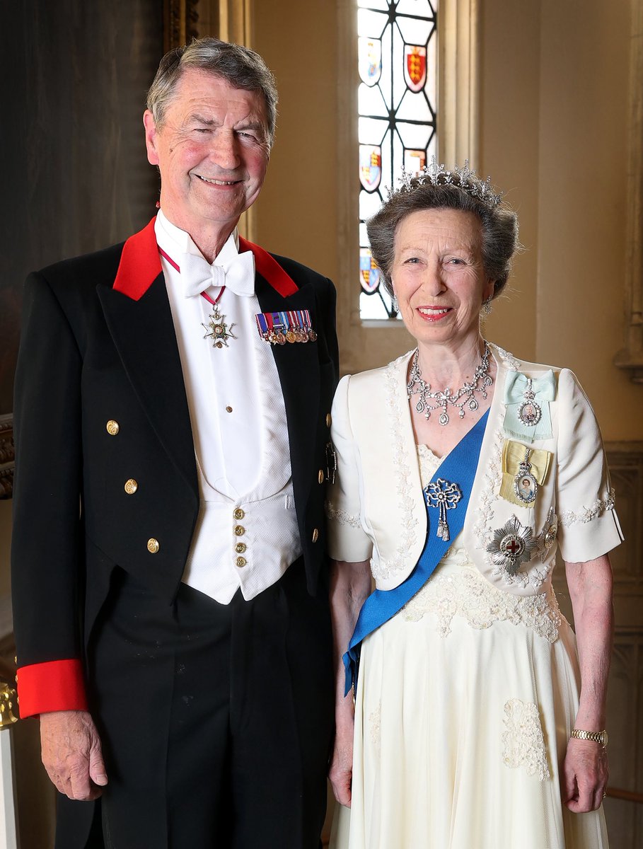 Ahead of her 75th birthday next week, Buckingham Palace have issued a wonderful new portrait of the Princess Royal with her husband, Sir Tim Laurence. It was taken by <a href="/ChrisJack_Getty/">Chris Jackson</a> at Windsor Castle last month. 
Read my profile of Princess Anne in tomorrow’s Daily Mail.