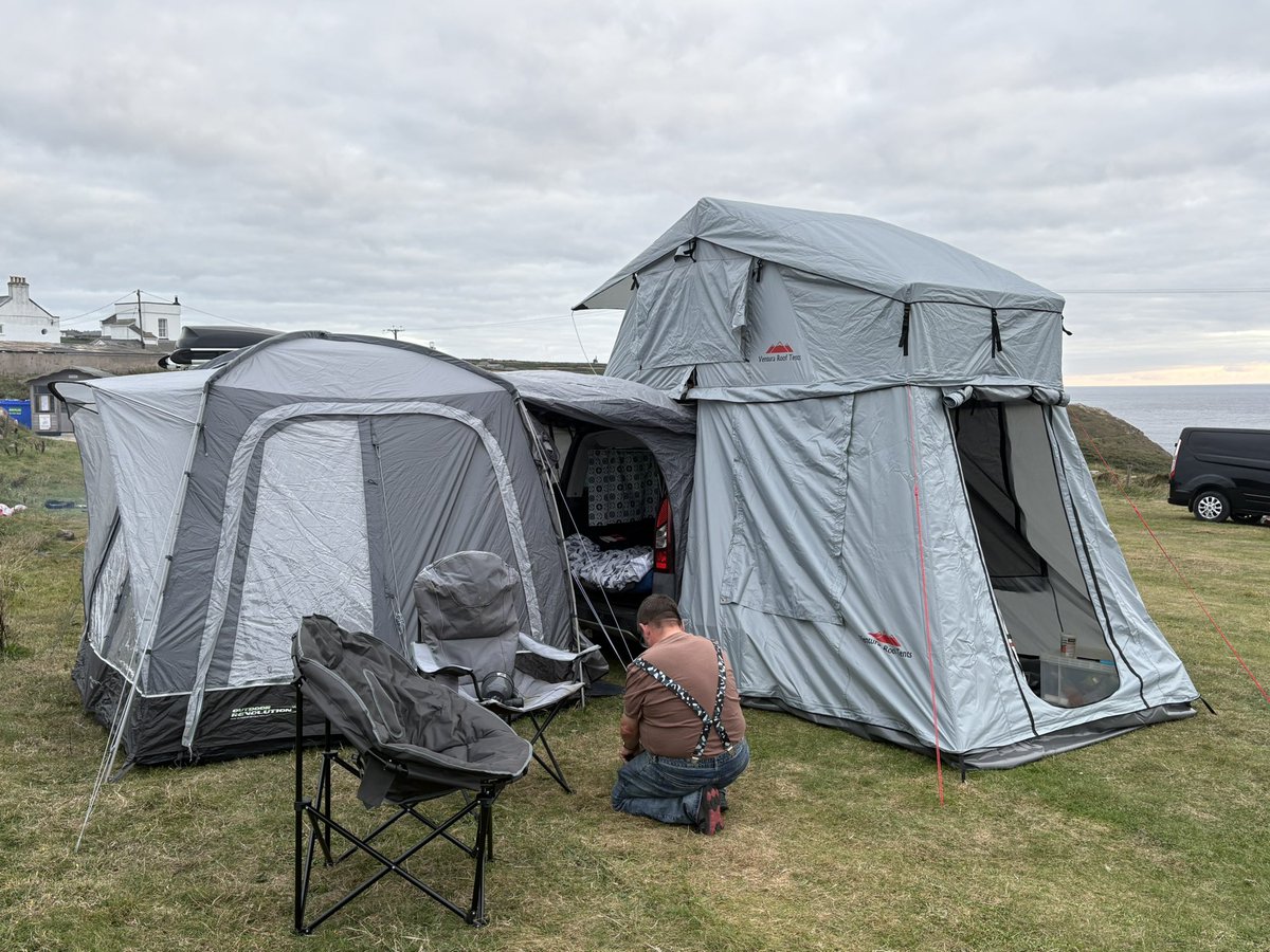 Our humble abode for a couple nights down west.