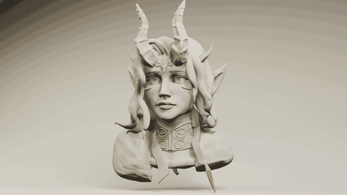 SIDEF_'s tweet photo. Sclupt Character MH Wilds
A quick render, a one-day sculpt and a polypaint with simple details.
#3dart  #zbrush #blender https://t.co/3KUe8z23Jt